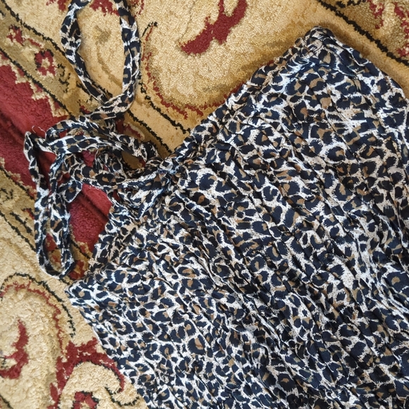 2/20 Vintage strapless leopard print dress - Picture 5 of 8